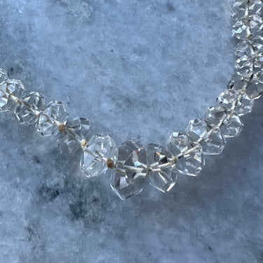 Crystal Glass Beaded Necklace Bloomers and Frocks